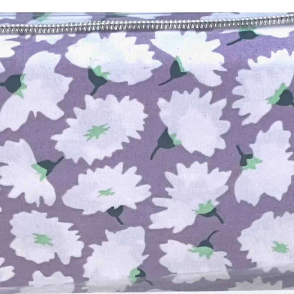 Kate Spade King Floral Lilac Carnation Cotton Duvet Set 3Pc